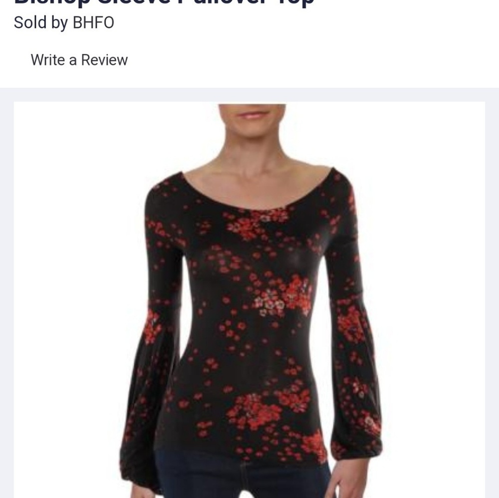 Free People To the Tropics floral boat neck top